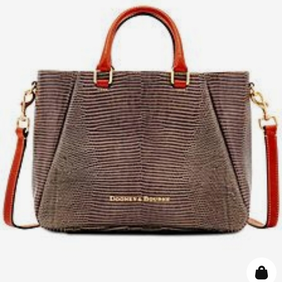 Dooney & Bourke Embossed Lizard Bag - Picture 1 of 15
